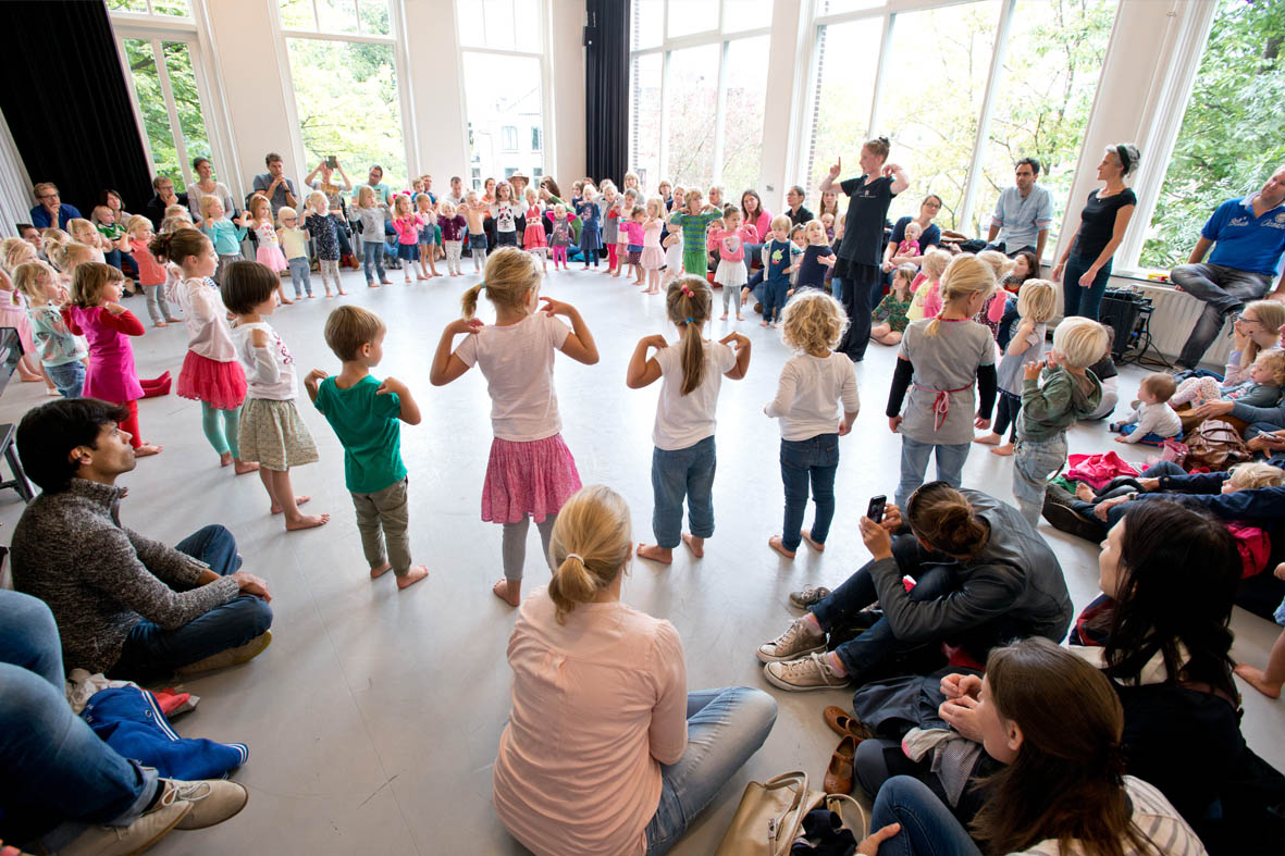 volle studio west tijdens open balletles voor kleuters