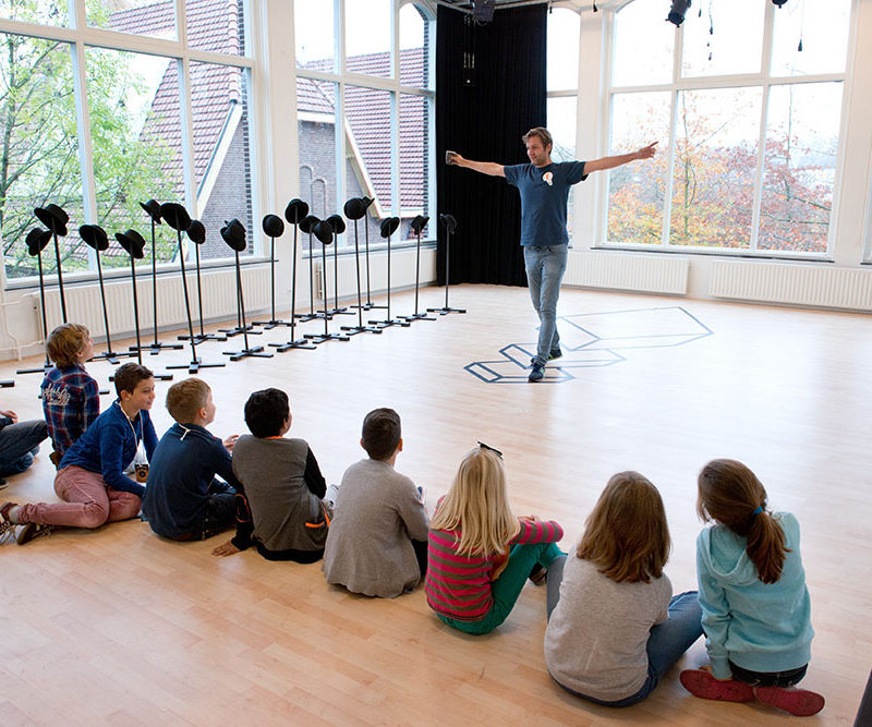 Theaterles voor kinderen in studio oost